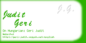 judit geri business card
